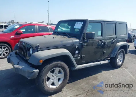 2018 Jeep Wrangler Jk Unlimited Sport S 4X4 из США, поврежденный, VIN 1C4HJWDG1JL855056